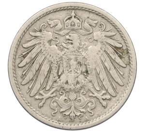 10 пфеннигов 1908 года А Германия — Фото №2