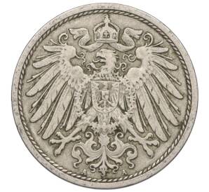 10 пфеннигов 1908 года А Германия — Фото №2