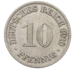 10 пфеннигов 1910 года А Германия — Фото №1