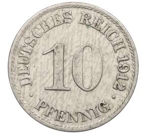 10 пфеннигов 1912 года А Германия — Фото №1