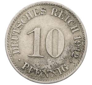 10 пфеннигов 1912 года А Германия — Фото №1