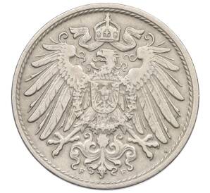 10 пфеннигов 1912 года F Германия — Фото №2