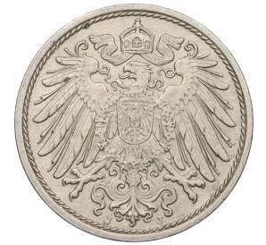 10 пфеннигов 1912 года J Германия — Фото №2