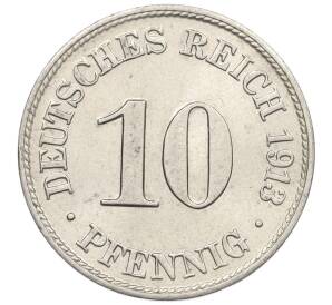 10 пфеннигов 1913 года D Германия — Фото №1