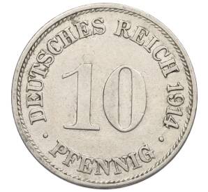 10 пфеннигов 1914 года G Германия — Фото №1