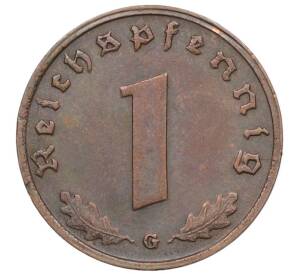 1 рейхспфенниг 1940 года G Германия — Фото №2