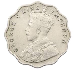 1 анна 1917 года Британская Индия — Фото №2