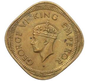 2 анны 1945 года Британская Индия — Фото №2