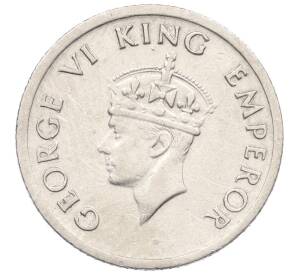 1/4 рупии 1947 года Британская Индия — Фото №2