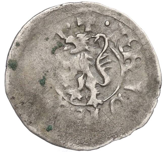 Монета 1 пфенниг 1379-1384 года Верхний Пфальц — Фридрих I (Артикул: K27-86152) — Фото №1
