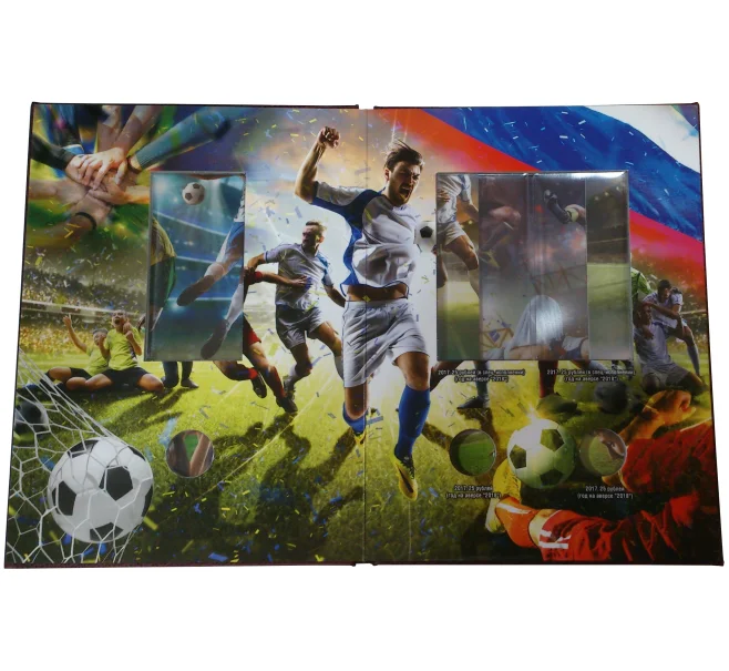 Альбом для монет и банкноты серии «Чемпионат Мира по футболу в России» (Артикул A1-0706)