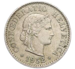 5 раппенов 1952 года Швейцария — Фото №1