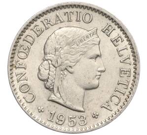 5 раппенов 1953 года Швейцария — Фото №1