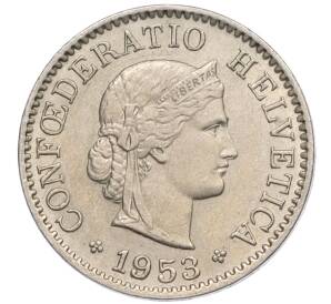 5 раппенов 1953 года Швейцария — Фото №1