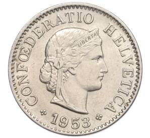 5 раппенов 1953 года Швейцария — Фото №1