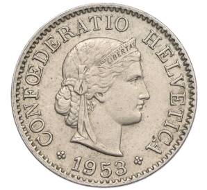 5 раппенов 1953 года Швейцария — Фото №1