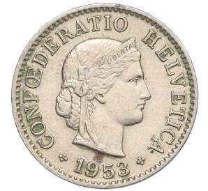 5 раппенов 1953 года Швейцария — Фото №1