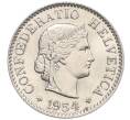 Монета 5 раппенов 1954 года Швейцария (Артикул: K12-32035) — Фото №1