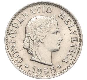 5 раппенов 1955 года Швейцария — Фото №1