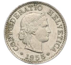 5 раппенов 1955 года Швейцария — Фото №1