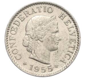 5 раппенов 1955 года Швейцария — Фото №1