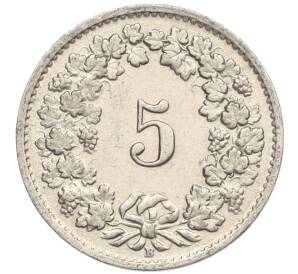 5 раппенов 1955 года Швейцария — Фото №2