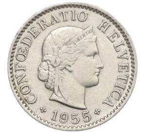 5 раппенов 1955 года Швейцария — Фото №1