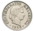 Монета 5 раппенов 1955 года Швейцария (Артикул: K12-32120) — Фото №1