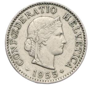 5 раппенов 1955 года Швейцария — Фото №1