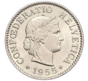 5 раппенов 1955 года Швейцария — Фото №1