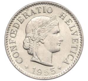 5 раппенов 1955 года Швейцария — Фото №1