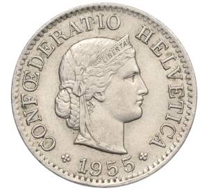 5 раппенов 1955 года Швейцария — Фото №1