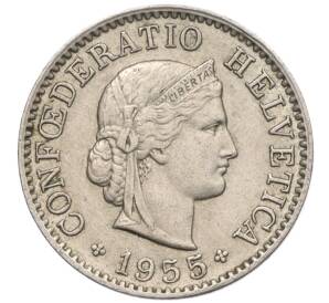 5 раппенов 1955 года Швейцария — Фото №1