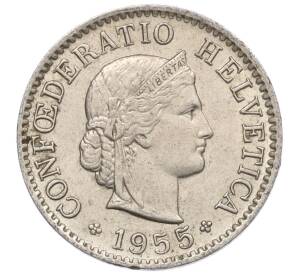 5 раппенов 1955 года Швейцария — Фото №1