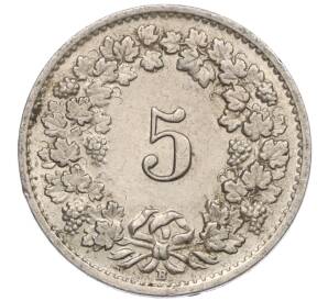 5 раппенов 1955 года Швейцария — Фото №2