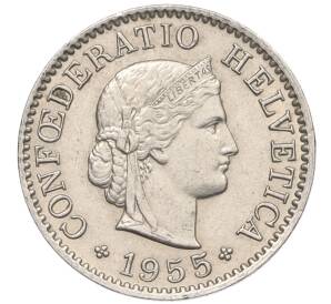 5 раппенов 1955 года Швейцария — Фото №1