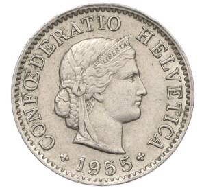 5 раппенов 1955 года Швейцария — Фото №1