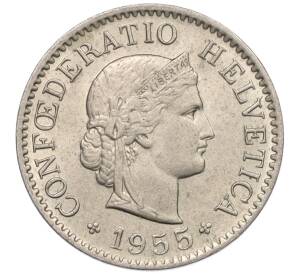 5 раппенов 1955 года Швейцария — Фото №1