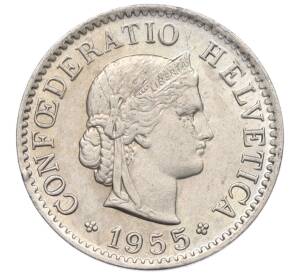 5 раппенов 1955 года Швейцария — Фото №1