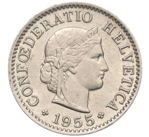 5 раппенов 1955 года Швейцария — Фото №1