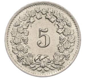 5 раппенов 1955 года Швейцария — Фото №2