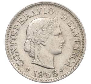 5 раппенов 1955 года Швейцария — Фото №1