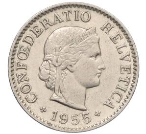 5 раппенов 1955 года Швейцария — Фото №1