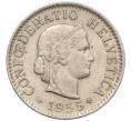 Монета 5 раппенов 1955 года Швейцария (Артикул: K12-32164) — Фото №1