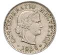 Монета 5 раппенов 1955 года Швейцария (Артикул: K12-32165) — Фото №1
