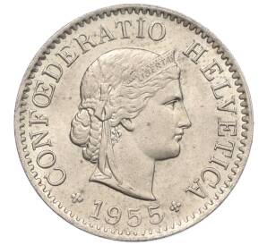 5 раппенов 1955 года Швейцария