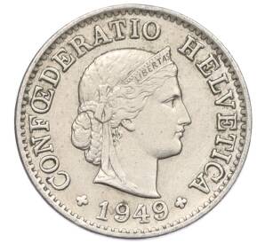 5 раппенов 1949 года Швейцария — Фото №1