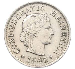 5 раппенов 1948 года Швейцария — Фото №1