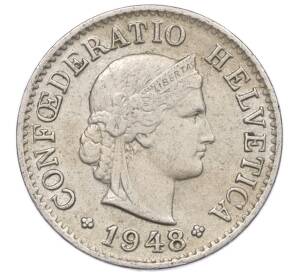 5 раппенов 1948 года Швейцария — Фото №1