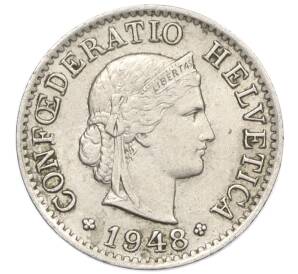 5 раппенов 1948 года Швейцария — Фото №1